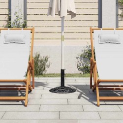 Socle de parasol Noir 40x40x32 cm Fonte 569021569021