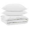 Duvet toutes saisons avec oreiller 3 pcs Blanc Microfibre 569060569060