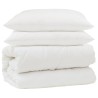 Ensemble de Duvet 3 pcs Blanc Microfibre et Plumes D'oie 569086569086