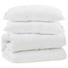 Ensemble de Duvet 3 pcs Blanc Microfibre et Plumes D'oie 569087569087