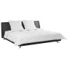 Couette avec Oreillers 3 pcs Blanc Microfibre et Plumes D'oie 569092569092