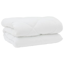 Couette avec Oreillers 3 pcs Blanc Microfibre et Plumes D'oie 569133569133