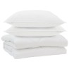 Couette avec oreiller 3 pcs Blanc Microfibre 569136569136