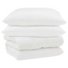 Duvet d'hiver avec oreiller 3 pcs Blanc Microfibre 569170569170