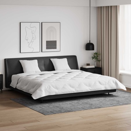 Duvet d'hiver avec oreiller 3 pcs Blanc Microfibre 569178569178