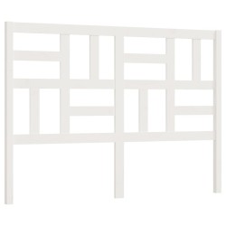  Tête de lit Blanc 126x4x104 cm Bois massif de pin 
