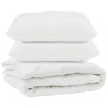 Couette avec oreiller 3 pcs Blanc Microfibre 569240569240
