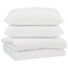 Couette avec oreiller 3 pcs Blanc Microfibre 569257569257