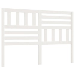  Tête de lit Blanc 141x4x100 cm Bois massif de pin 