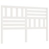  Tête de lit Blanc 141x4x100 cm Bois massif de pin 