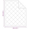 Duvet d'été simple avec oreiller 3 pcs Blanc Microfibre 569319569319