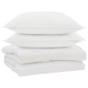 Couette avec oreiller 3 pcs Blanc Microfibre 569426569426