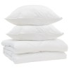 Couette avec oreiller 3 pcs Blanc Microfibre 569436569436