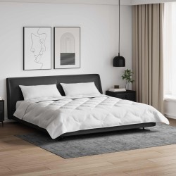Couette avec oreiller 3 pcs Blanc Microfibre 569445569445