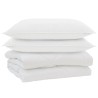 Couette avec oreiller 3 pcs Blanc Microfibre 569445569445