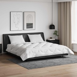 Couette avec oreiller 3 pcs Blanc Microfibre 569446569446