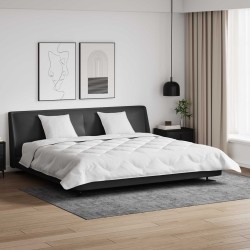 Duvet d'hiver avec oreiller 3 pcs Blanc Microfibre 569476569476