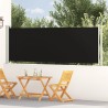 Auvent latéral rétractable de patio 117x600 cm Noir 569481569481