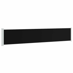 Auvent latéral rétractable de patio 117x600 cm Noir 569481569481