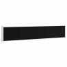 Auvent latéral rétractable de patio 117x600 cm Noir 569481569481