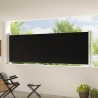 Auvent latéral rétractable de patio 117x600 cm Noir 569481569481