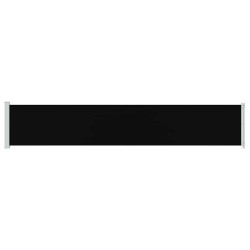 Auvent latéral rétractable de patio 117x600 cm Noir 569481569481