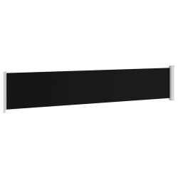 Auvent latéral rétractable de patio 117x600 cm Noir 569481569481