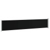 Auvent latéral rétractable de patio 117x600 cm Noir 569481569481