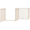 Barrière pour chien porte pliable 12 panneaux bois de peuplier 569483569483