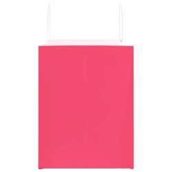 Sacs en papier 250 pcs avec poignées rose 32x22x28 cm 569489569489