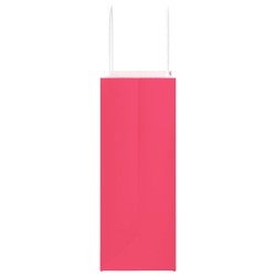 Sacs en papier 250 pcs avec poignées rose 21x11x28 cm 569494569494