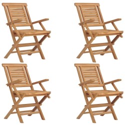 Ensemble à manger de jardin 5 pcs Bois de teck massif 569496569496