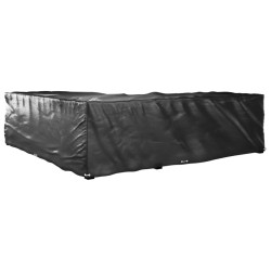 Housses de salon de jardin en forme de L 2 pcs 16 œillets 569497569497