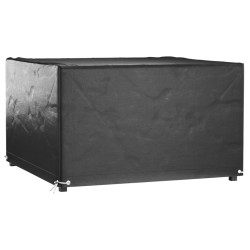 Housses de salon de jardin 2 pcs 8 œillets 132x132x80 cm carré 569498569498