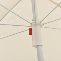 Parasol de jardin avec mât en acier sable 180 cm 569502569502