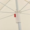 Parasol de jardin avec mât en acier sable 180 cm 569502569502