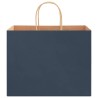 Sacs en papier 250 pcs avec poignées bleu 32x22x24 cm 569515569515
