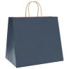 Sacs en papier 250 pcs avec poignées bleu 32x22x28 cm 569516569516