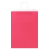 Sacs en papier 50 pcs avec poignées rose 32x17x44 cm 569527569527