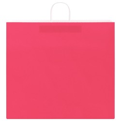 Sacs en papier 50 pcs avec poignées rose 54x15x49 cm 569528569528