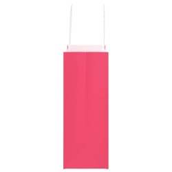 Sacs en papier 250 pcs avec poignées rose 18x8x22 cm 569529569529
