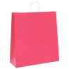 Sacs en papier 50 pcs avec poignées rose 45x17x48 cm 569530569530