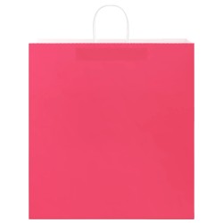 Sacs en papier 50 pcs avec poignées rose 45x17x48 cm 569530569530