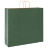 Sacs en papier 250 pcs avec poignées vert 54x15x49 cm 569533569533