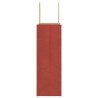 Sacs en papier 250 pcs avec poignées rouge 21x11x31 cm 569534569534