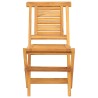 Chaises de jardin pliantes lot de 6 47x63x90cm bois massif teck 569541569541
