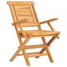 Ensemble à manger de jardin 5 pcs Bois de teck massif 569542569542