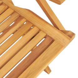 Ensemble à manger de jardin 5 pcs Bois de teck massif 569542569542