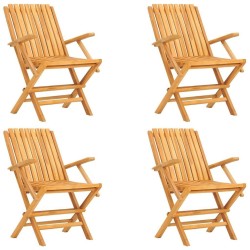 Ensemble à manger de jardin 5 pcs Bois de teck massif 569544569544