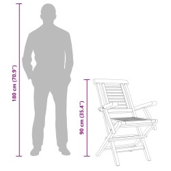 Chaises de jardin pliantes lot de 4 56x63x90cm bois massif teck 569546569546